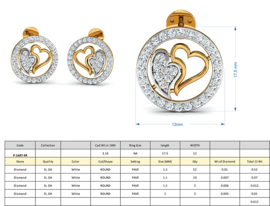 3D Jewelry Design Set Files STL 3DM P-1687