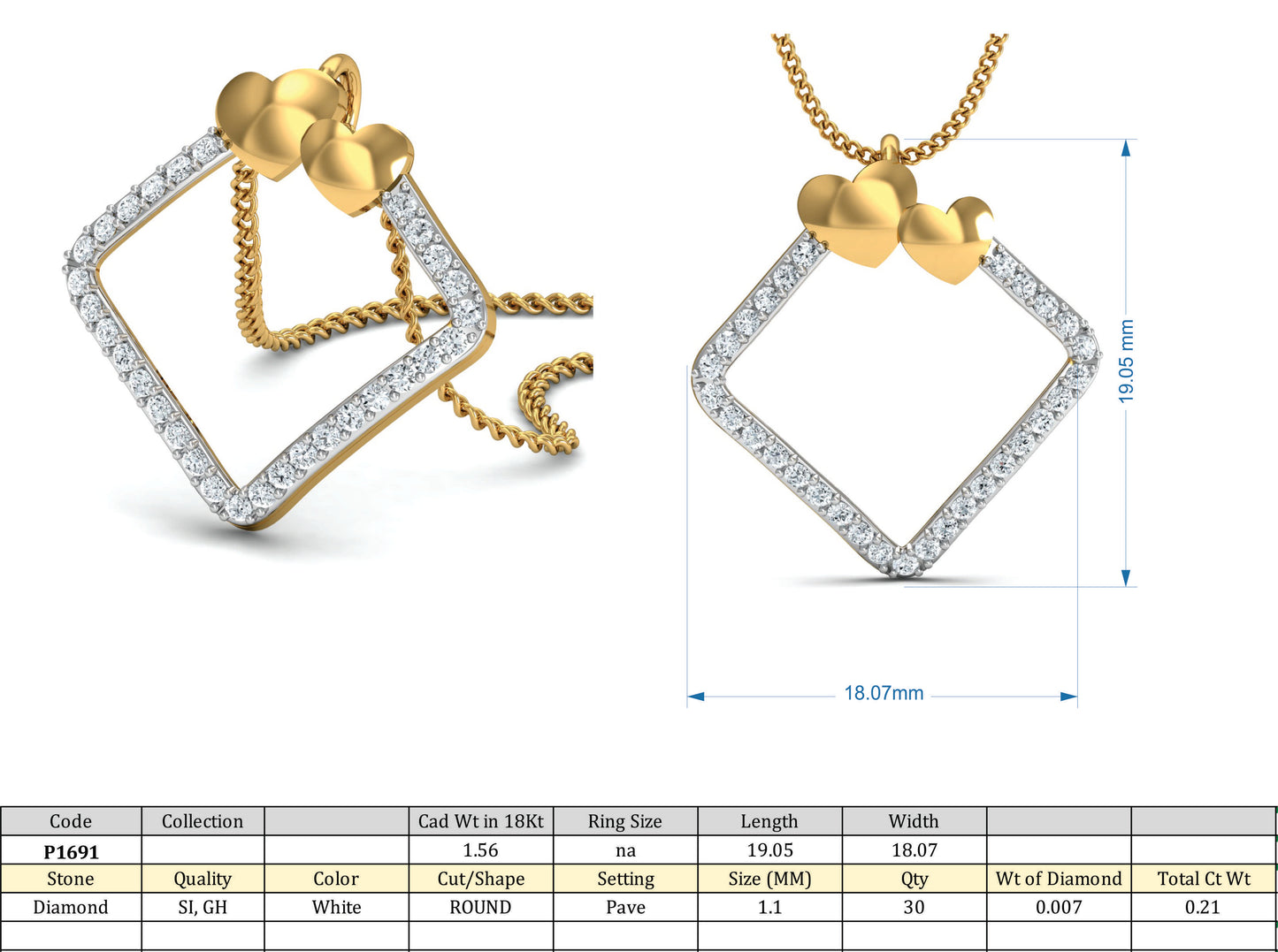 3D Jewelry Design Set Files STL 3DM P-1691