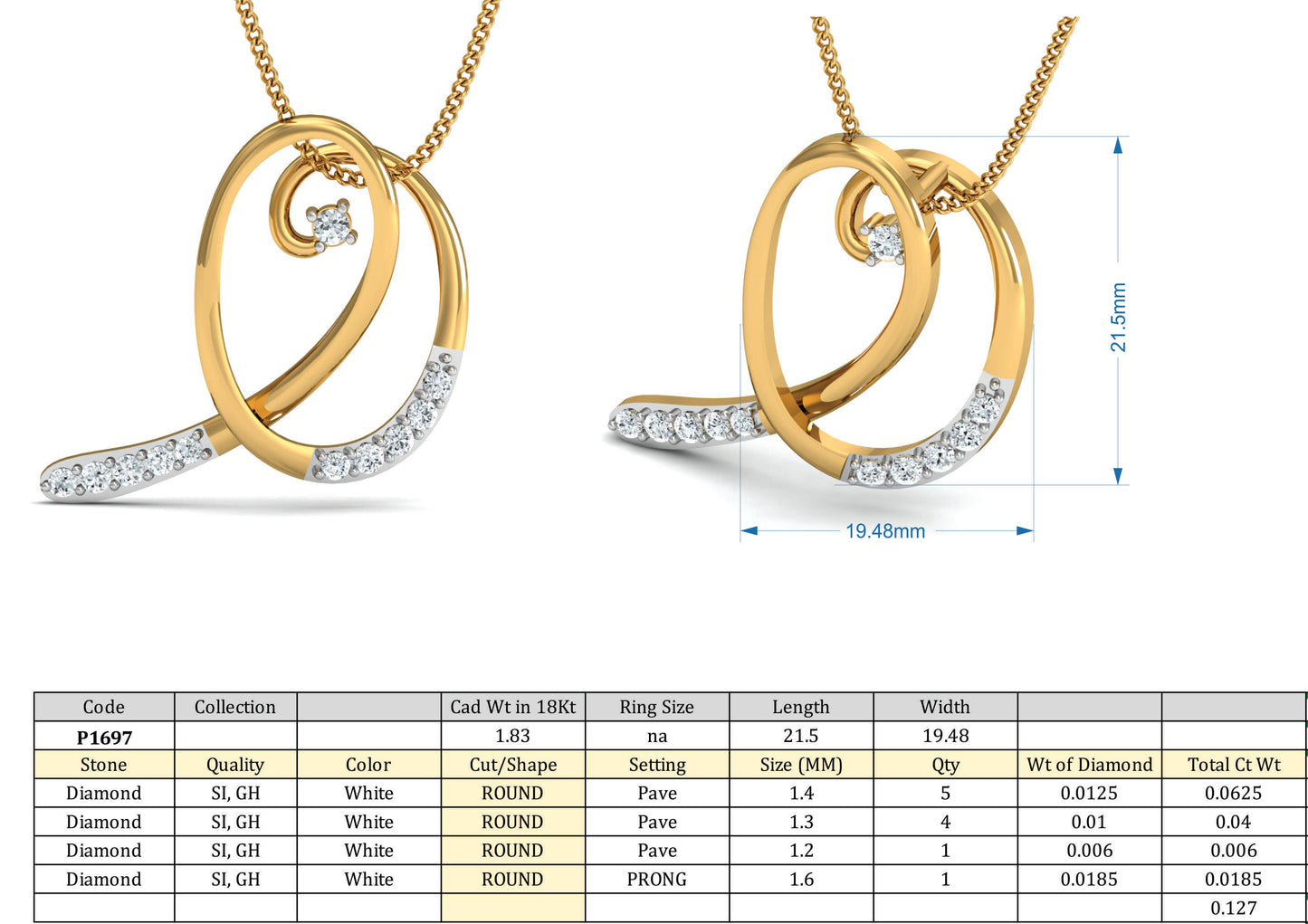 3D Jewelry Design Set Files STL 3DM p-1697