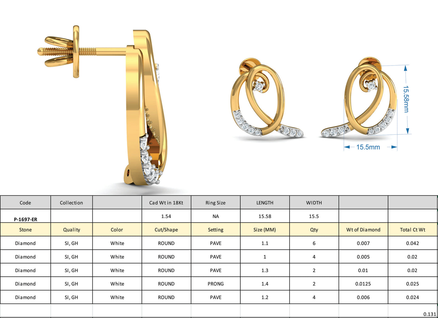 3D Jewelry Design Set Files STL 3DM p-1697