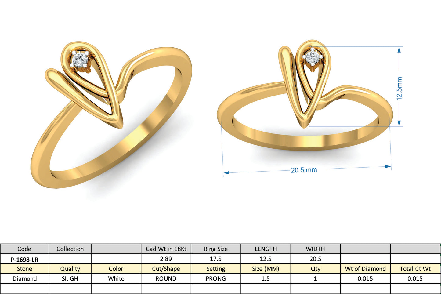 3D Jewelry Design Set Files STL 3DM p-1698