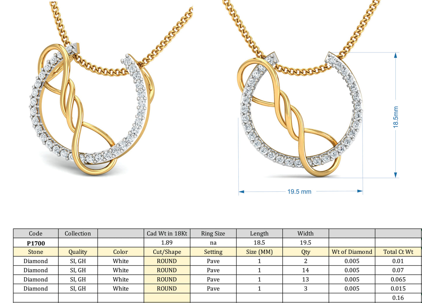 3D Jewelry Design Set Files STL 3DM p-1700