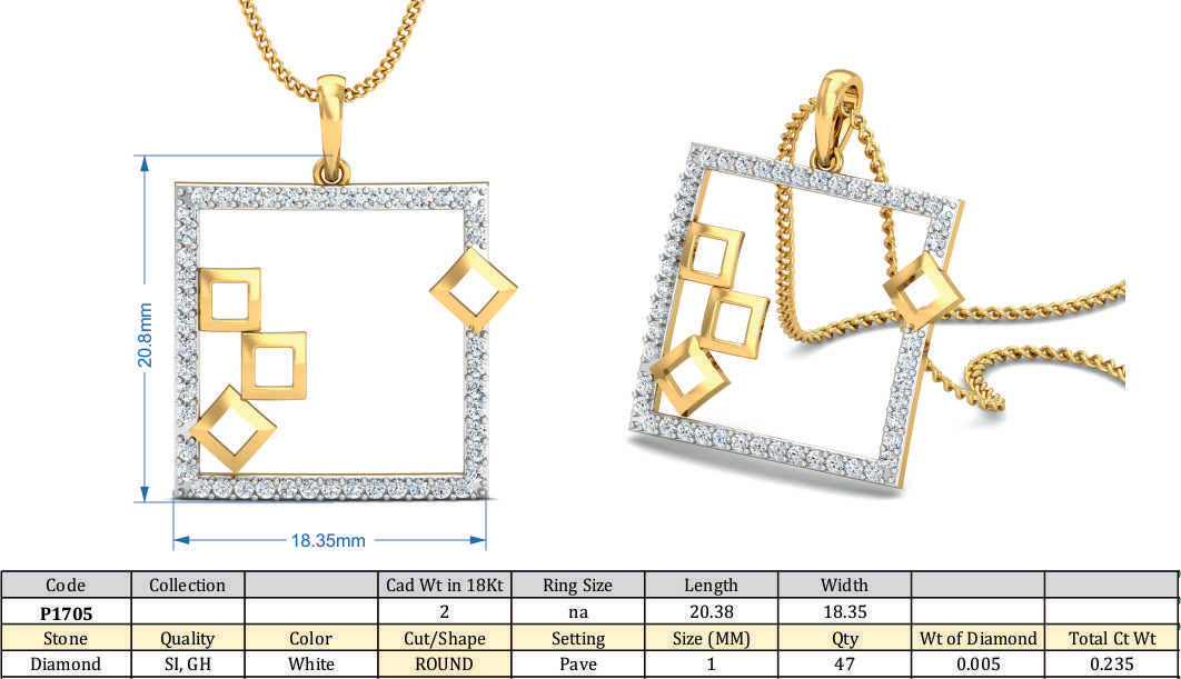 3D Jewelry Design Set Files STL 3DM P-1705