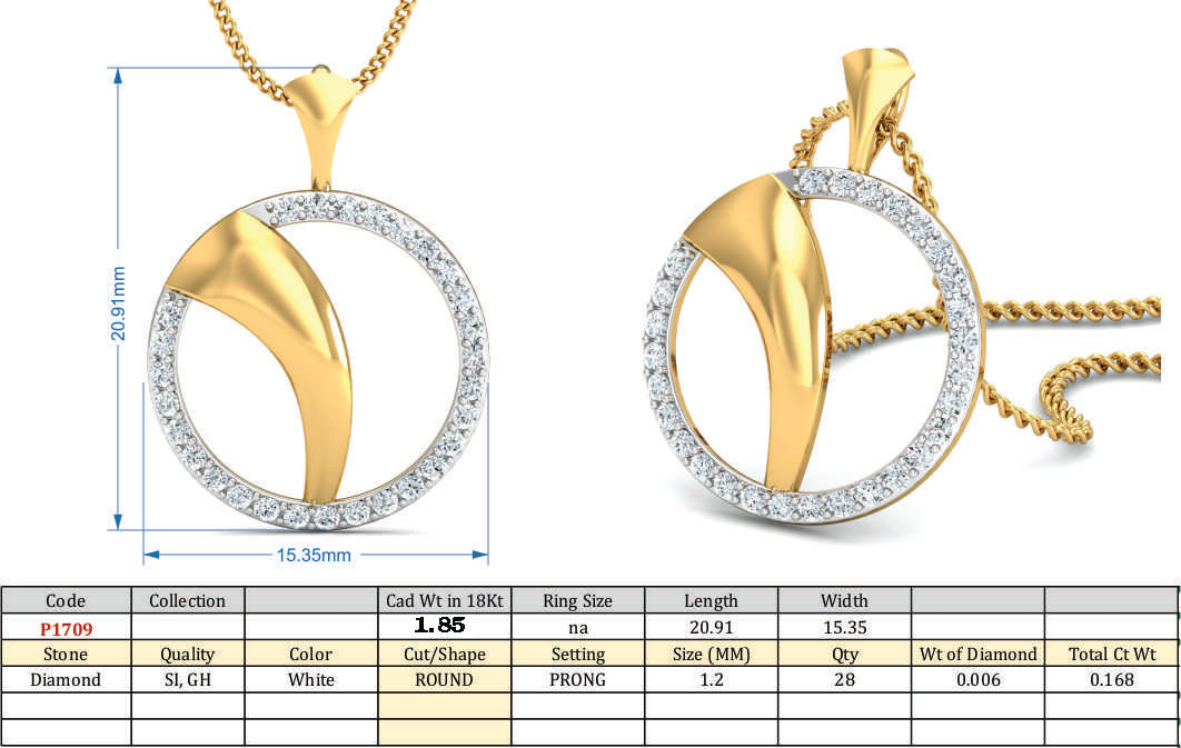 3D Jewelry Design Set Files STL 3DM P-1709