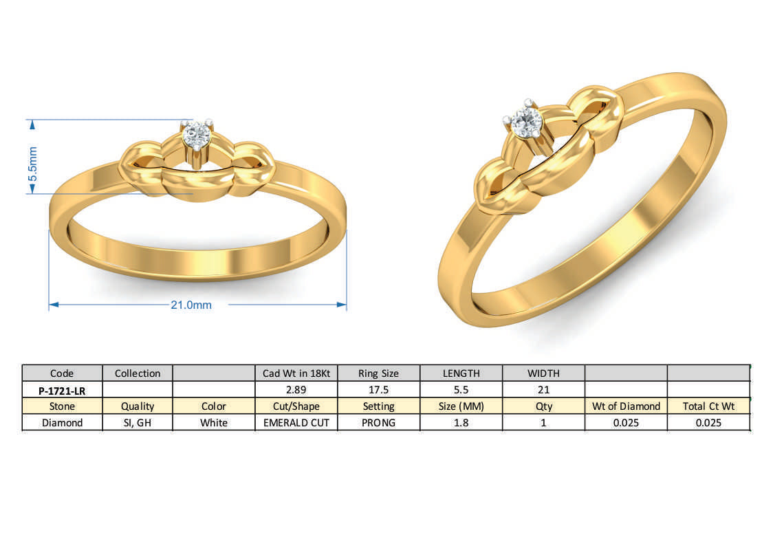 3D Jewelry Design Set Files STL 3DM P-1721