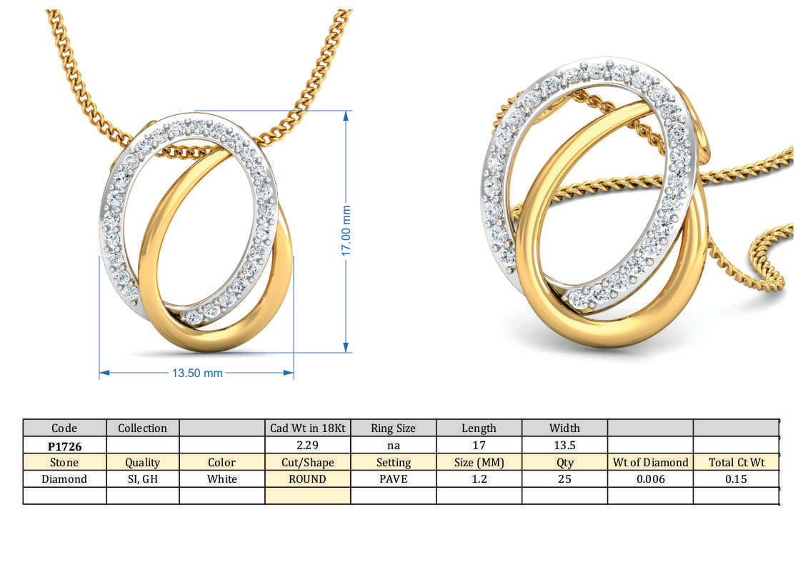 3D Jewelry Design Set Files STL 3DM P-1726