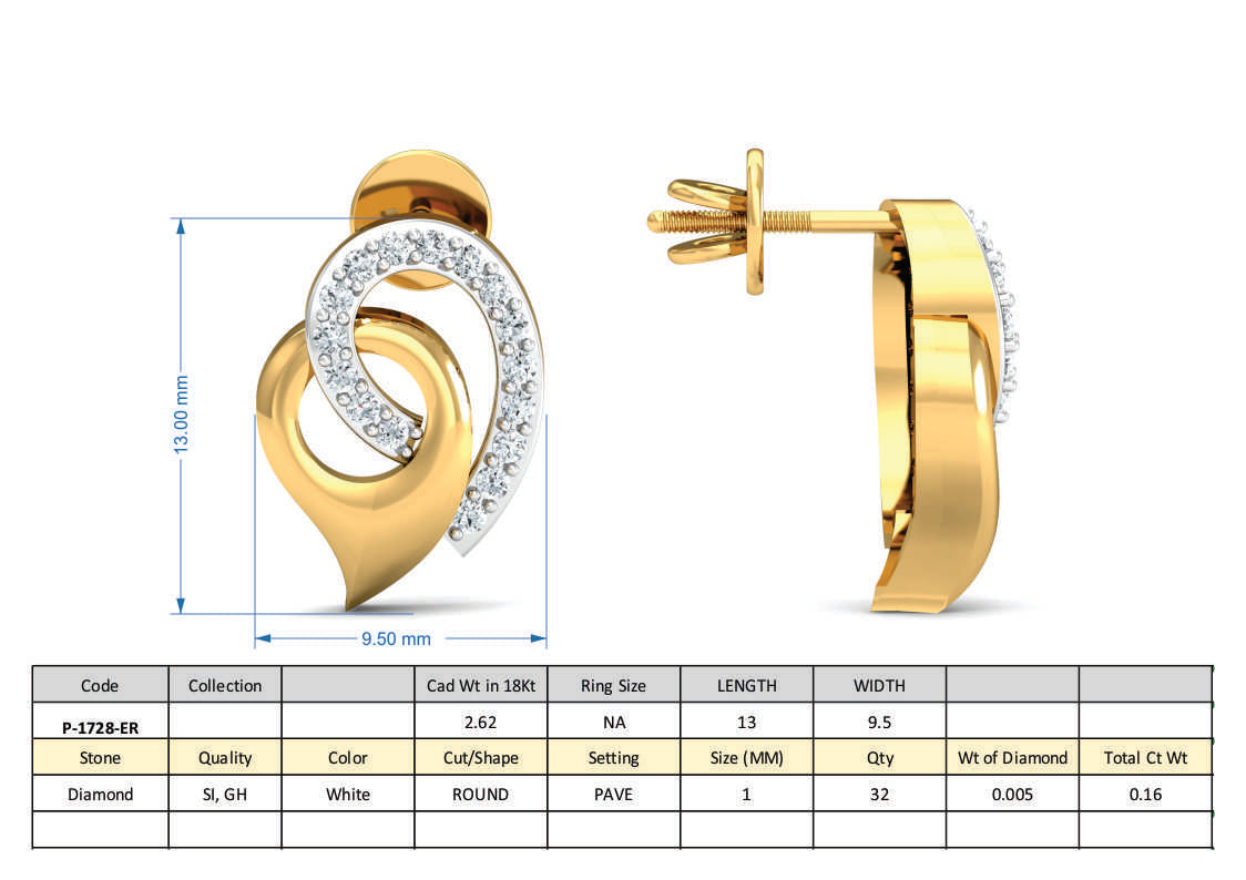 3D Jewelry Design Set Files STL 3DM P-1728