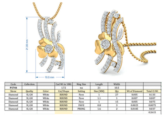 3D Jewelry Design Set Files STL 3DM P-1744