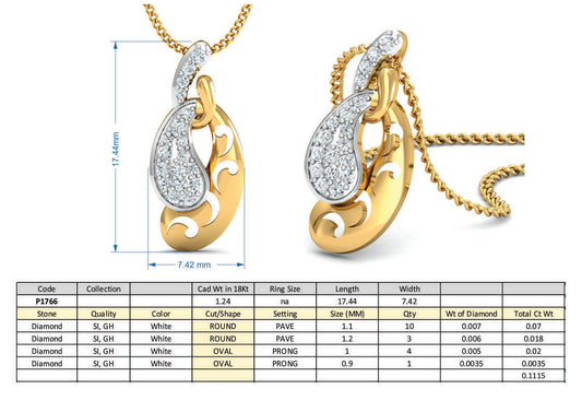 3D Jewelry Design Set Files STL 3DM P-1766