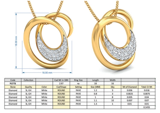 3D Jewelry Design Set Files STL 3DM P-1773