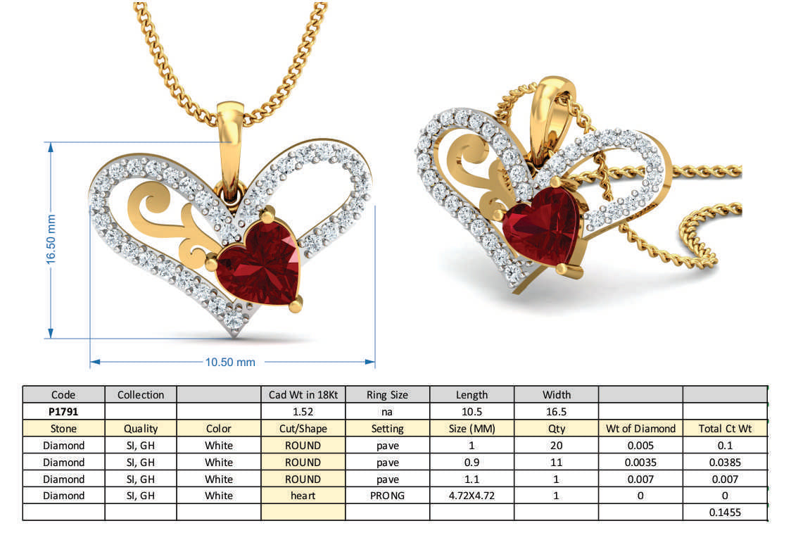 3D Jewelry Design Set Files STL 3DM P-1791