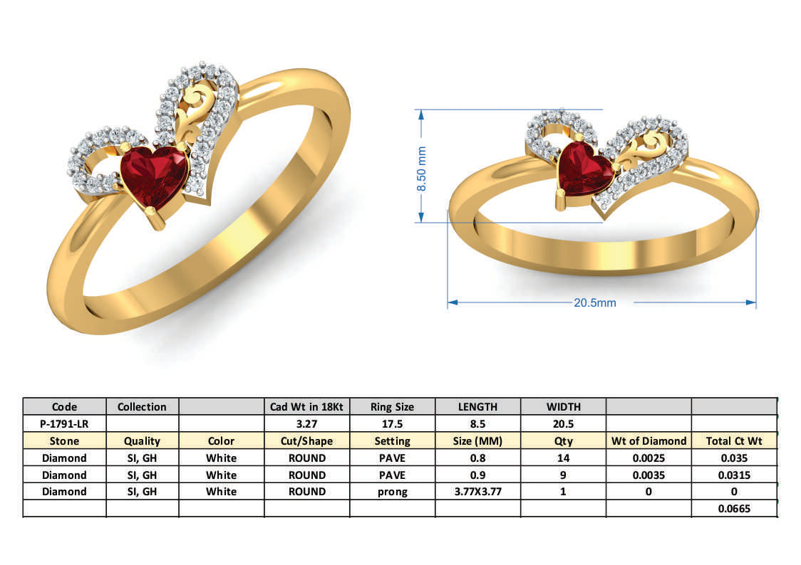 3D Jewelry Design Set Files STL 3DM P-1791