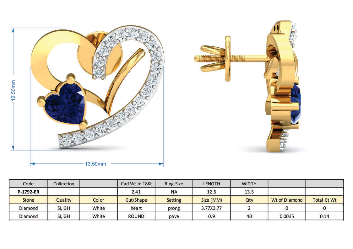 3D Jewelry Design Set Files STL 3DM P-1792