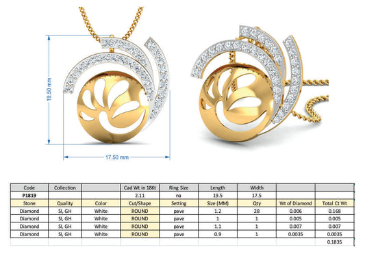 3D Jewelry Design Set Files STL 3DM P-1819