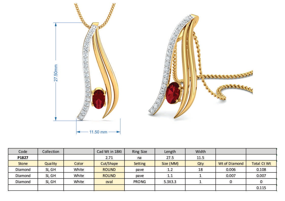 3D Jewelry Design Set Files STL 3DM P-1827