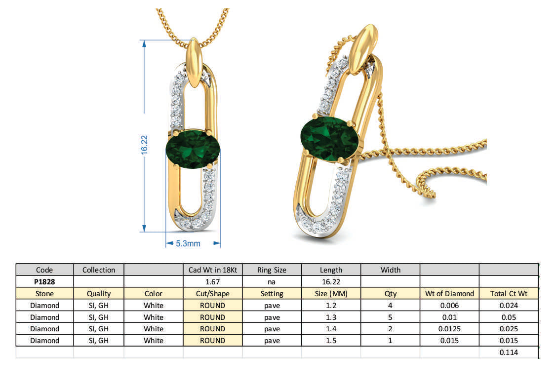 3D Jewelry Design Set Files STL 3DM P-1828