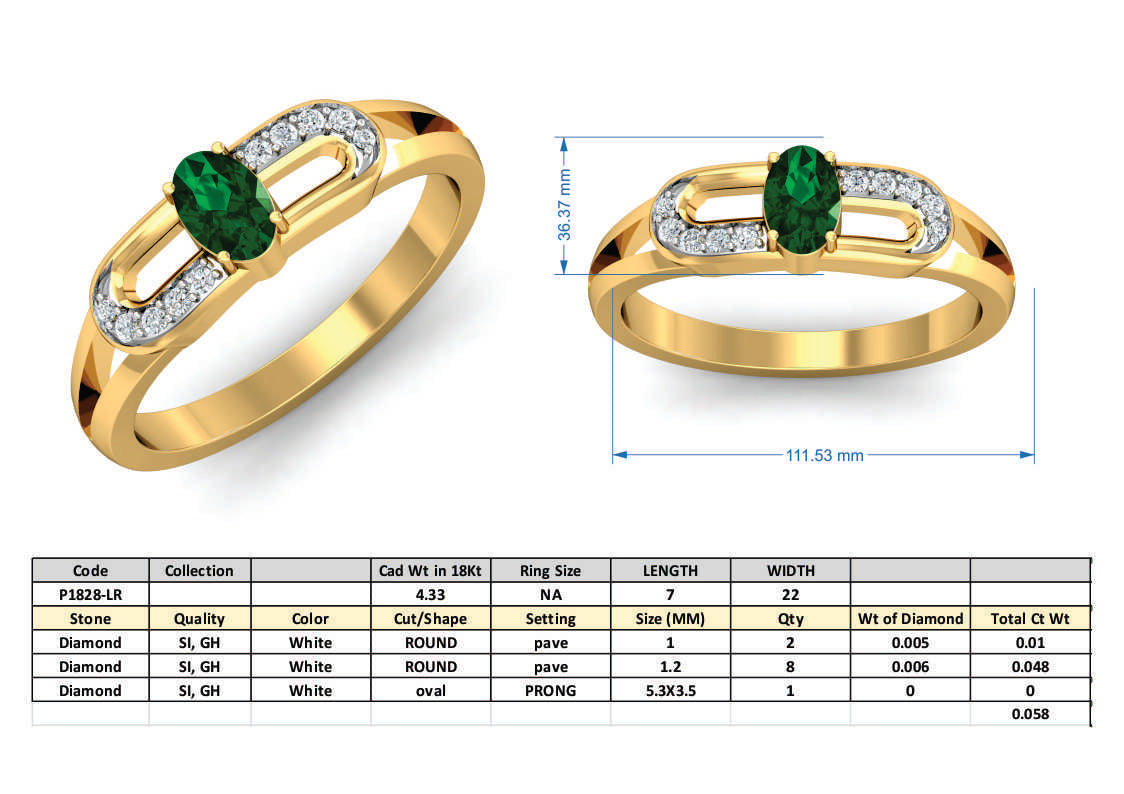 3D Jewelry Design Set Files STL 3DM P-1828