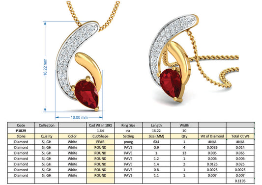 3D Jewelry Design Set Files STL 3DM P-1829