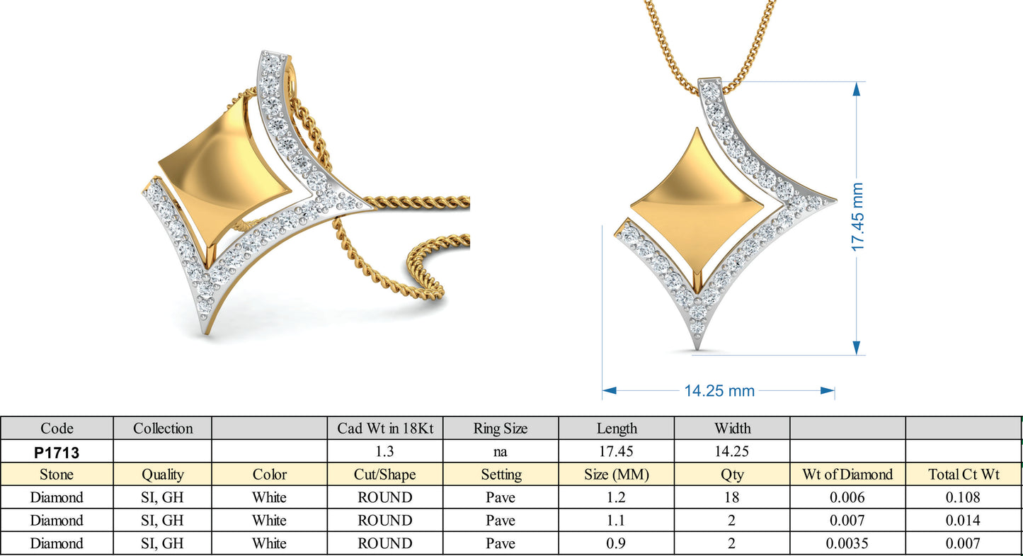 3D Jewelry Design Set Files STL 3DM P-1713