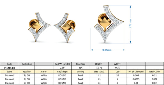 3D Jewelry Design Set Files STL 3DM P-1713