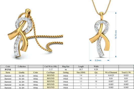 3D Jewelry Design Set Files STL 3DM P-1715