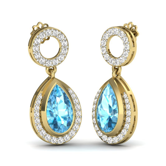 3D Jewelry Files Earring Model 3DM STL PER-021 DIA