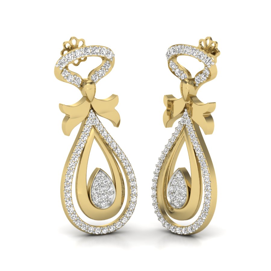 3D Jewelry Files Earring Model 3DM STL PER-039 DIA