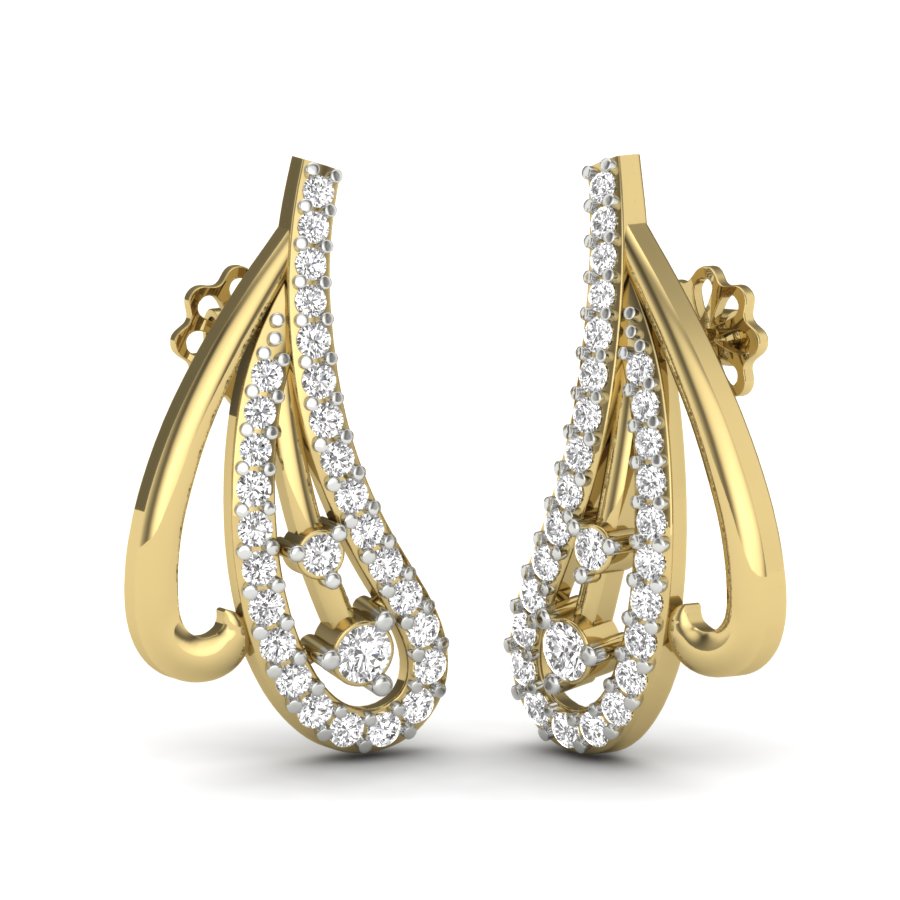 3D Jewelry Files Earring Model 3DM STL PER-080 DIA