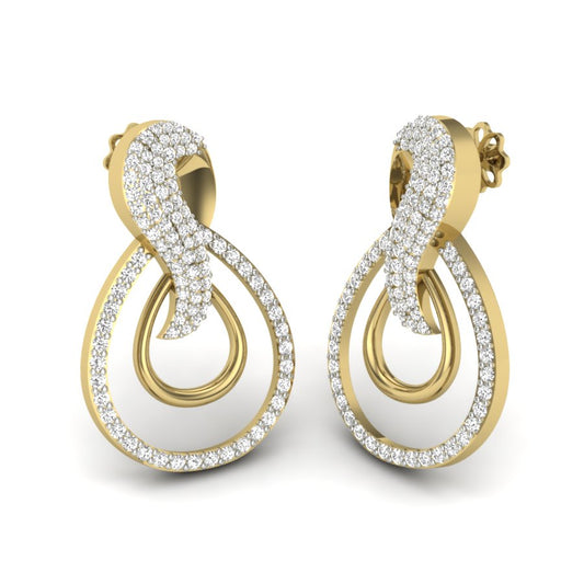 3D Jewelry Files Earring Model 3DM STL PER-136-DIA