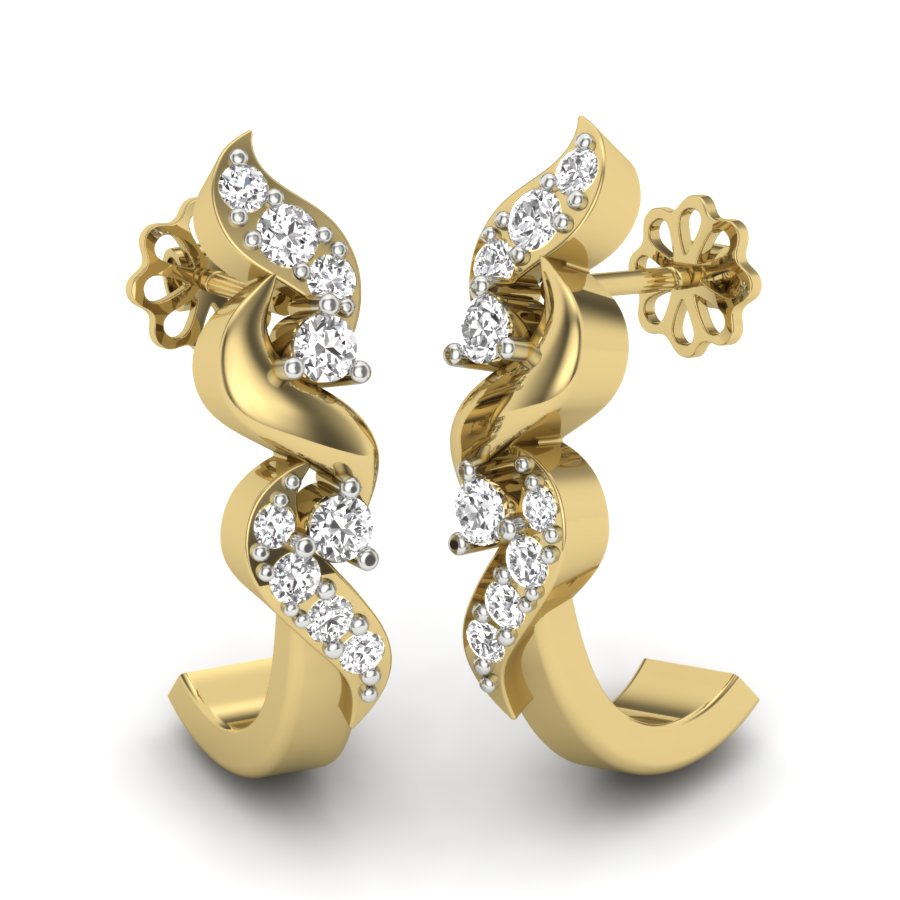 3D Jewelry Files Earring Model 3DM STL PER-167-DIA