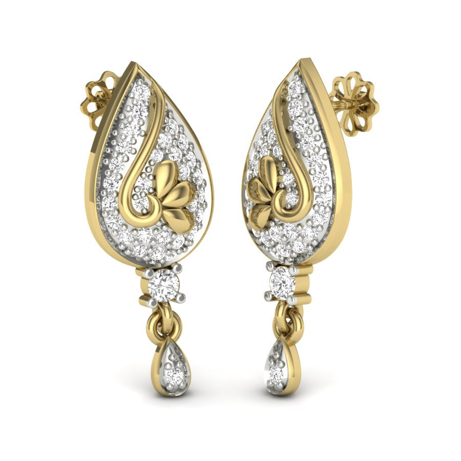 3D Jewelry Files Earring Model 3DM STL PER-189 DIA