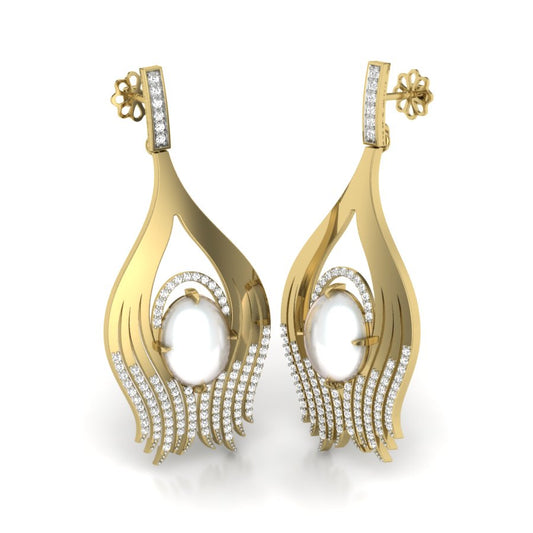 3D Jewelry Files Earring Model 3DM STL PER-248 DIA