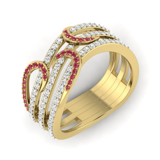 3D Jewelry Files Ring Model 3DM STL PR-367 DIA