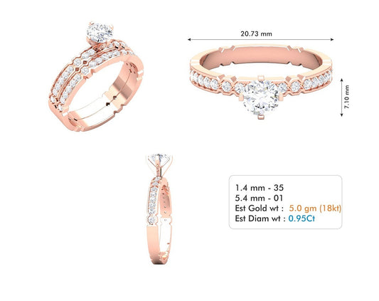 3D Jewelry Files Ring Model 3DM STL R-3665