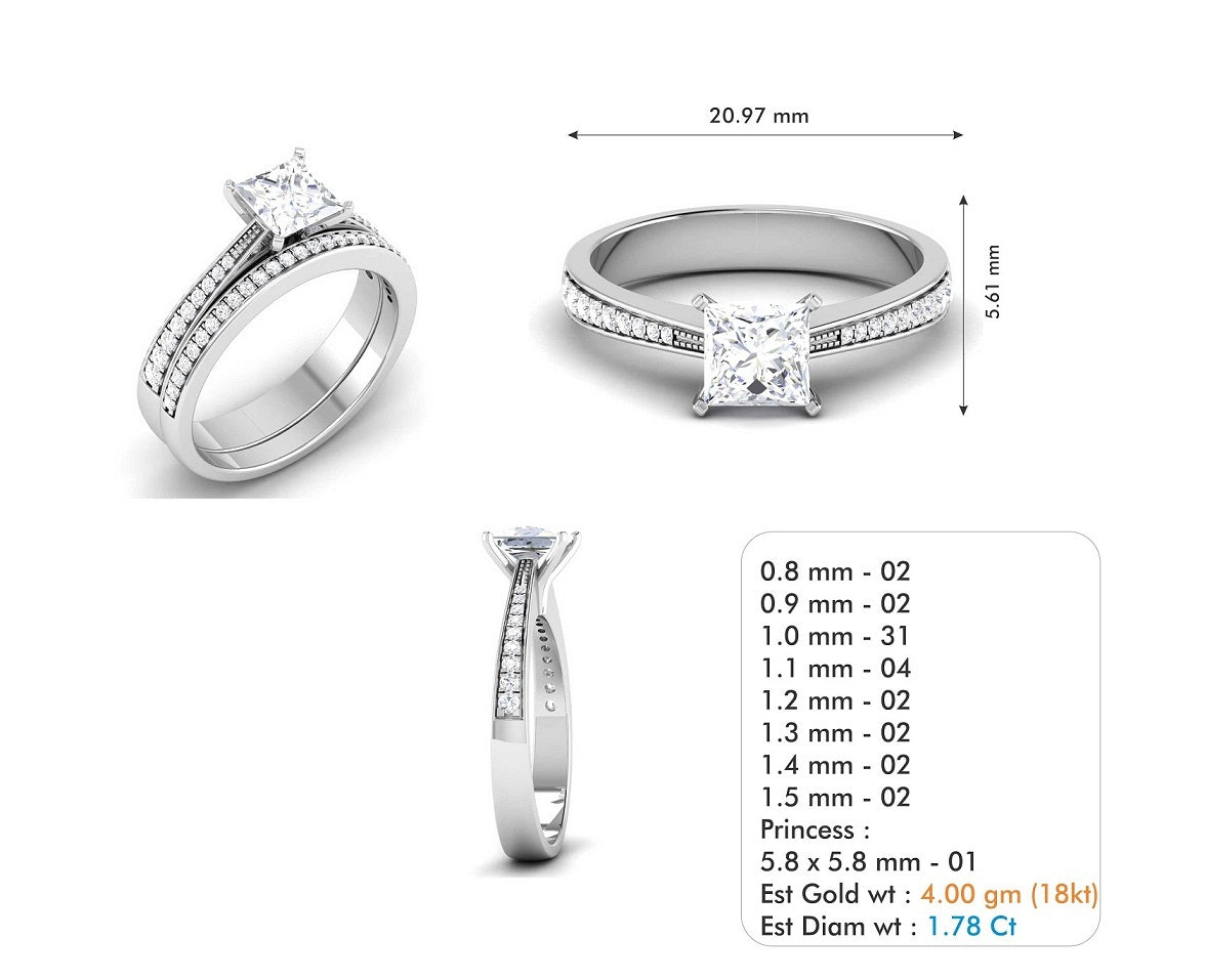 3D Jewelry Files Ring Model 3DM STL R-3705