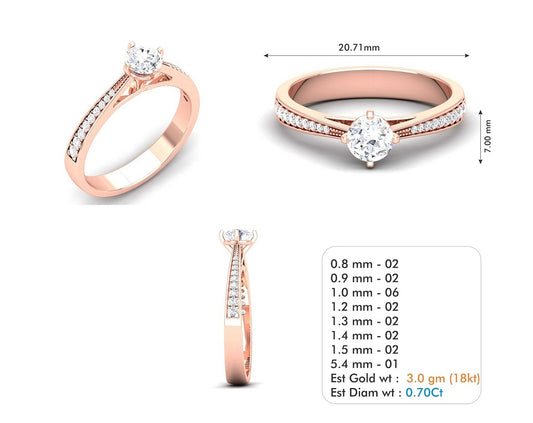 3D Jewelry Files Ring Model 3DM STL R-3706