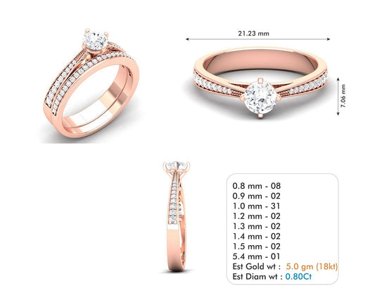 3D Jewelry Files Ring Model 3DM STL R-3707