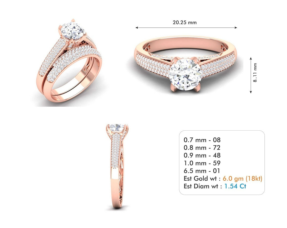 3D Jewelry Files Ring Model 3DM STL R-3708