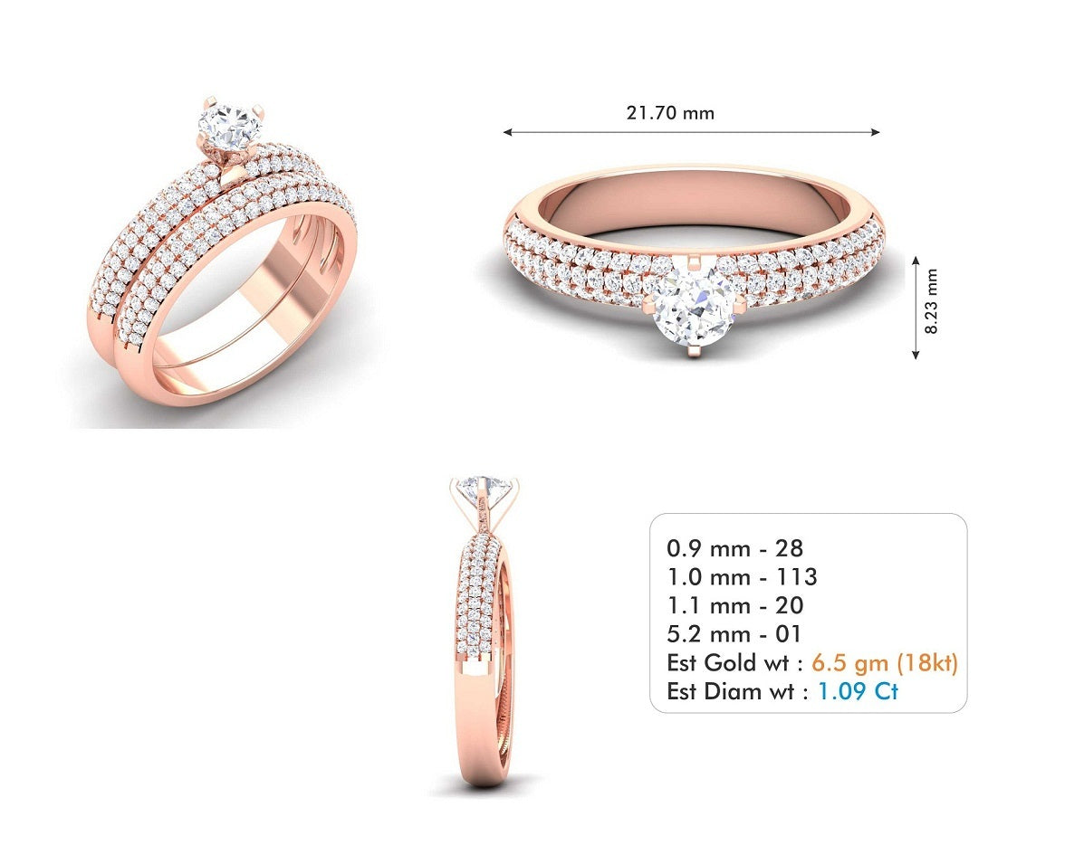 3D Jewelry Files Ring Model 3DM STL R-3710