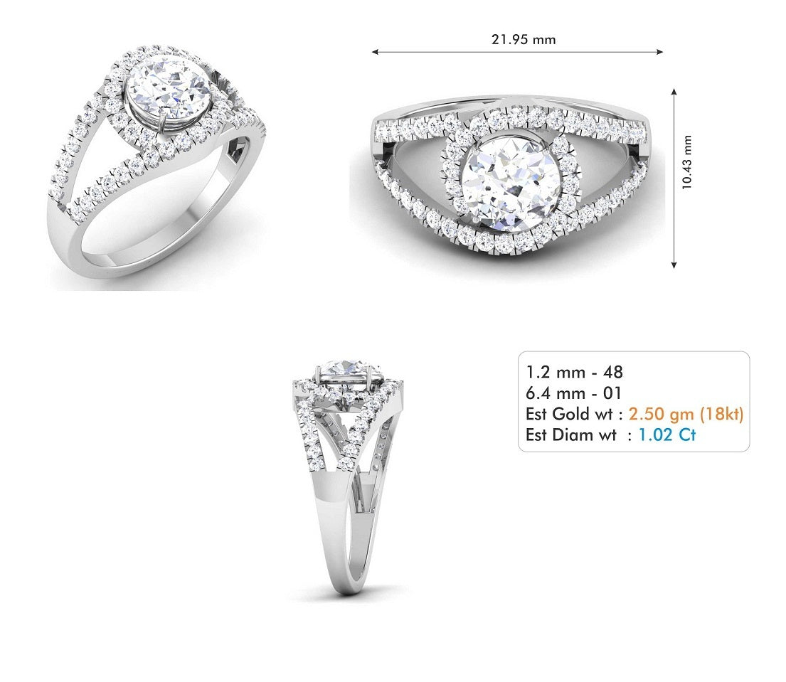 3D Jewelry Files Ring Model 3DM STL R-3732