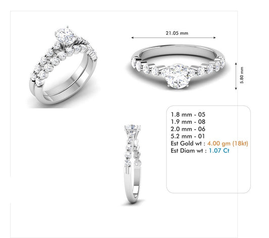 3D Jewelry Files Ring Model 3DM STL R-3780