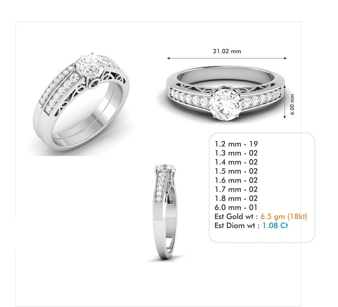 3D Jewelry Files Ring Model 3DM STL R-3784