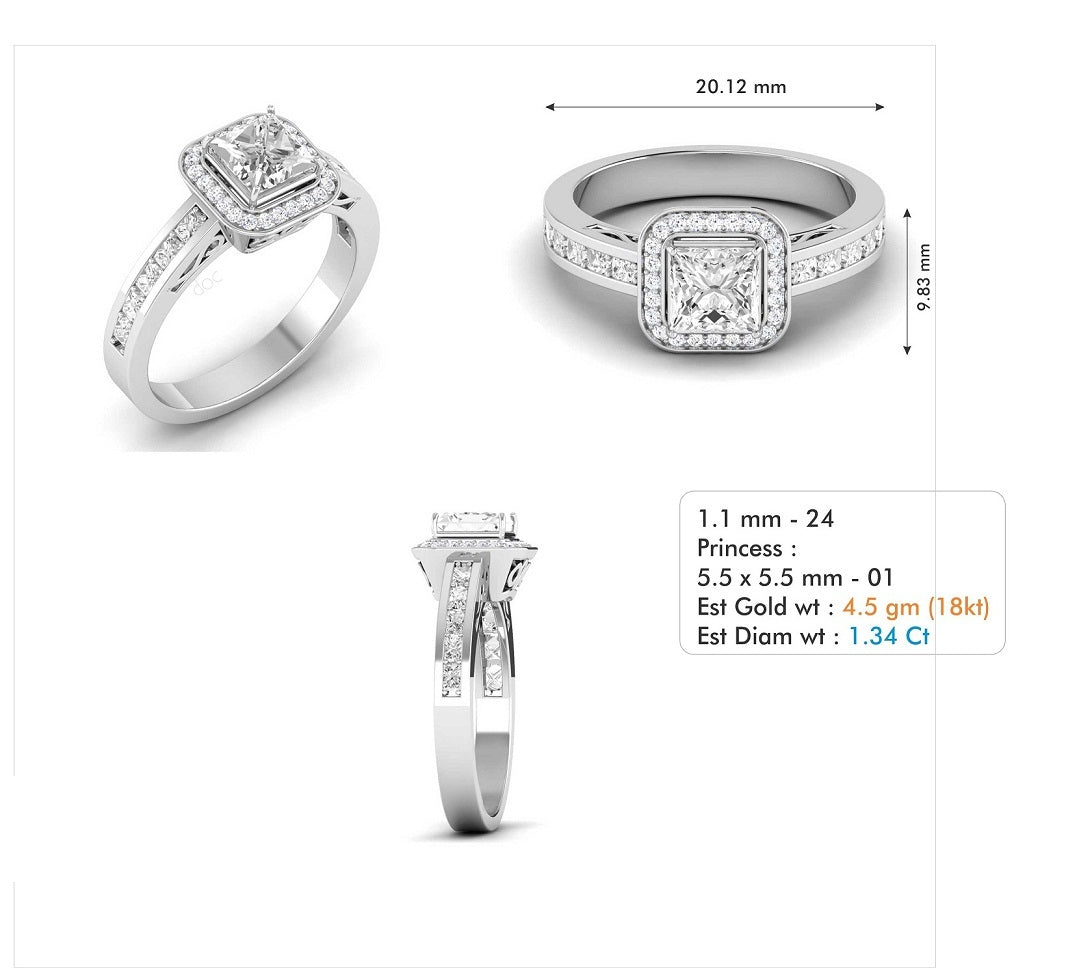 3D Jewelry Files Ring Model 3DM STL R-3800