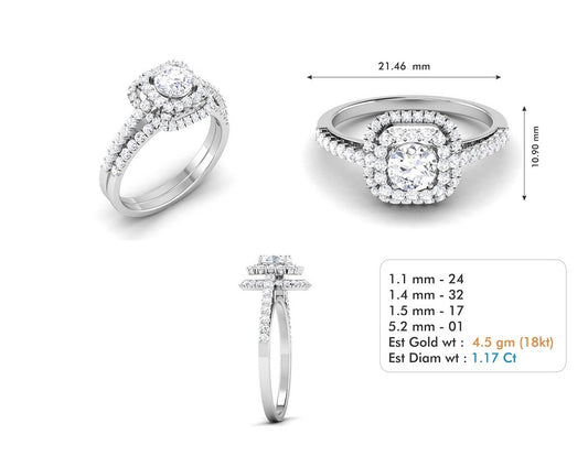 3D Jewelry Files Ring Model 3DM STL R-3809