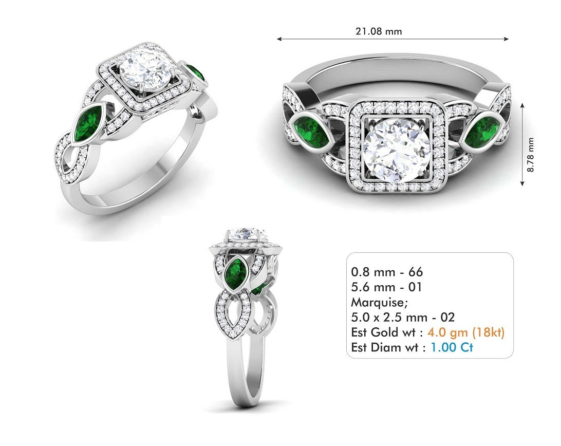 3D Jewelry Files Ring Model 3DM STL R-3827