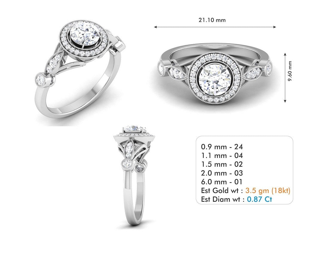 3D Jewelry Files Ring Model 3DM STL R-3828