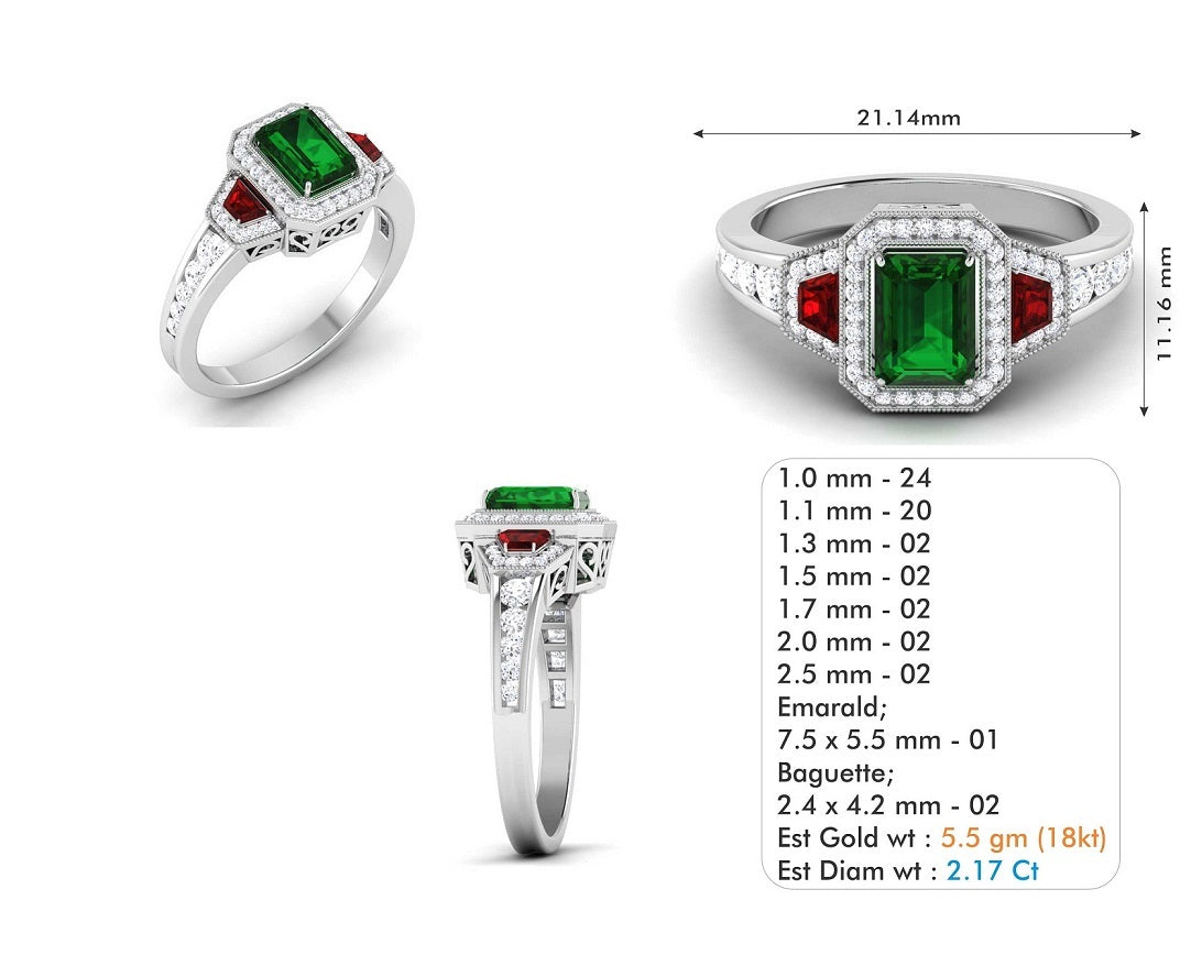 3D Jewelry Files Ring Model 3DM STL R-3852