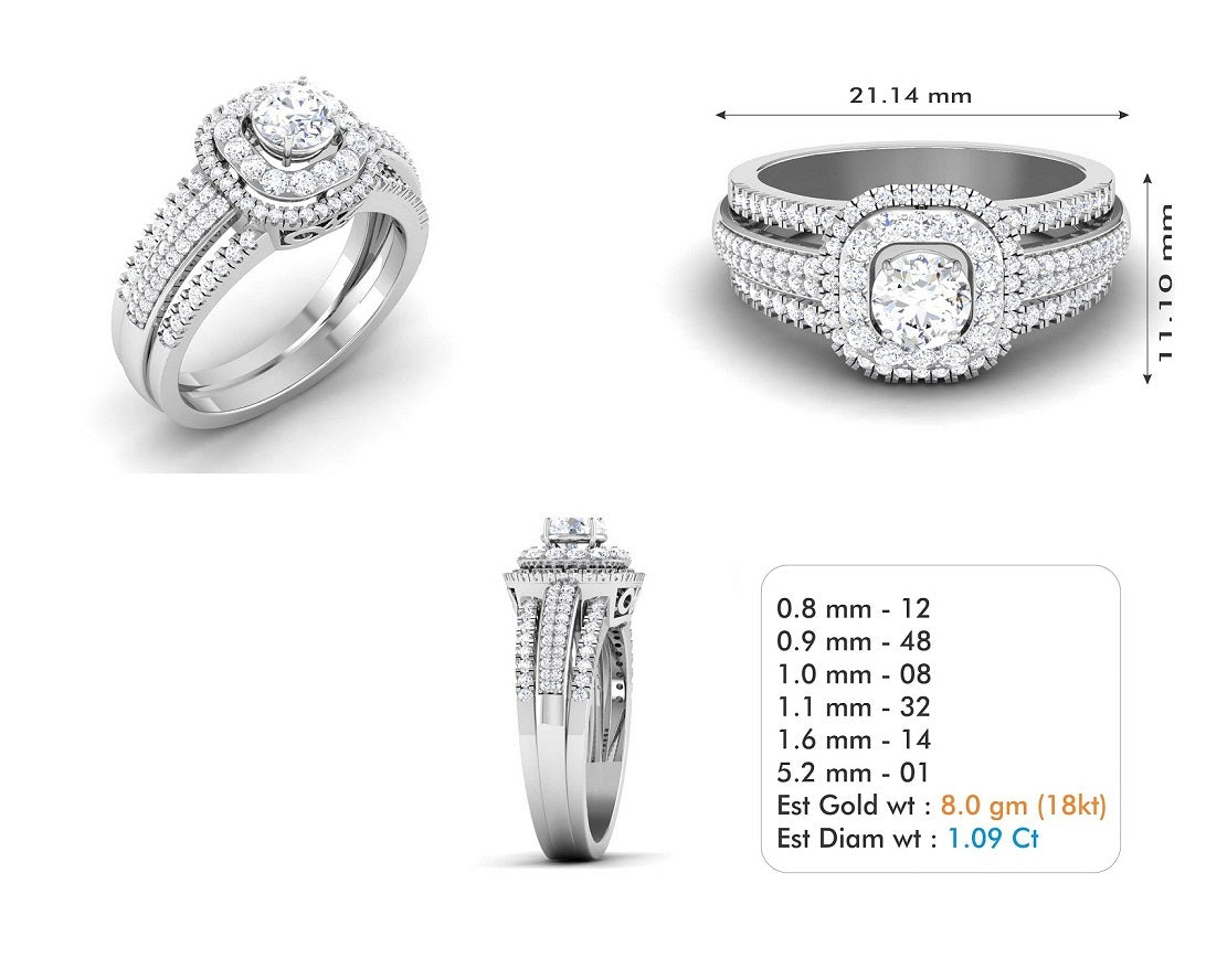 3D Jewelry Files Ring Model 3DM STL R-3860