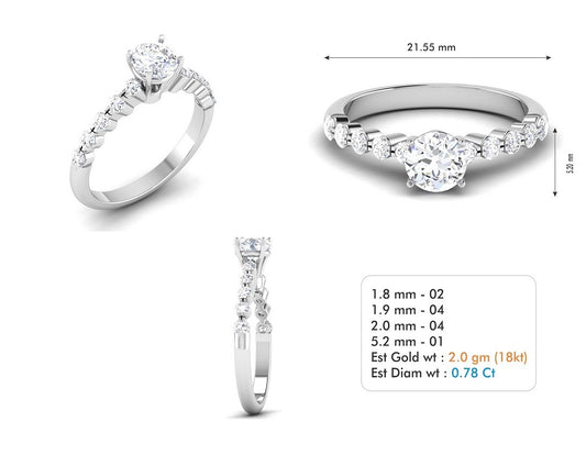 3D Jewelry Files Ring Model 3DM STL R-3872