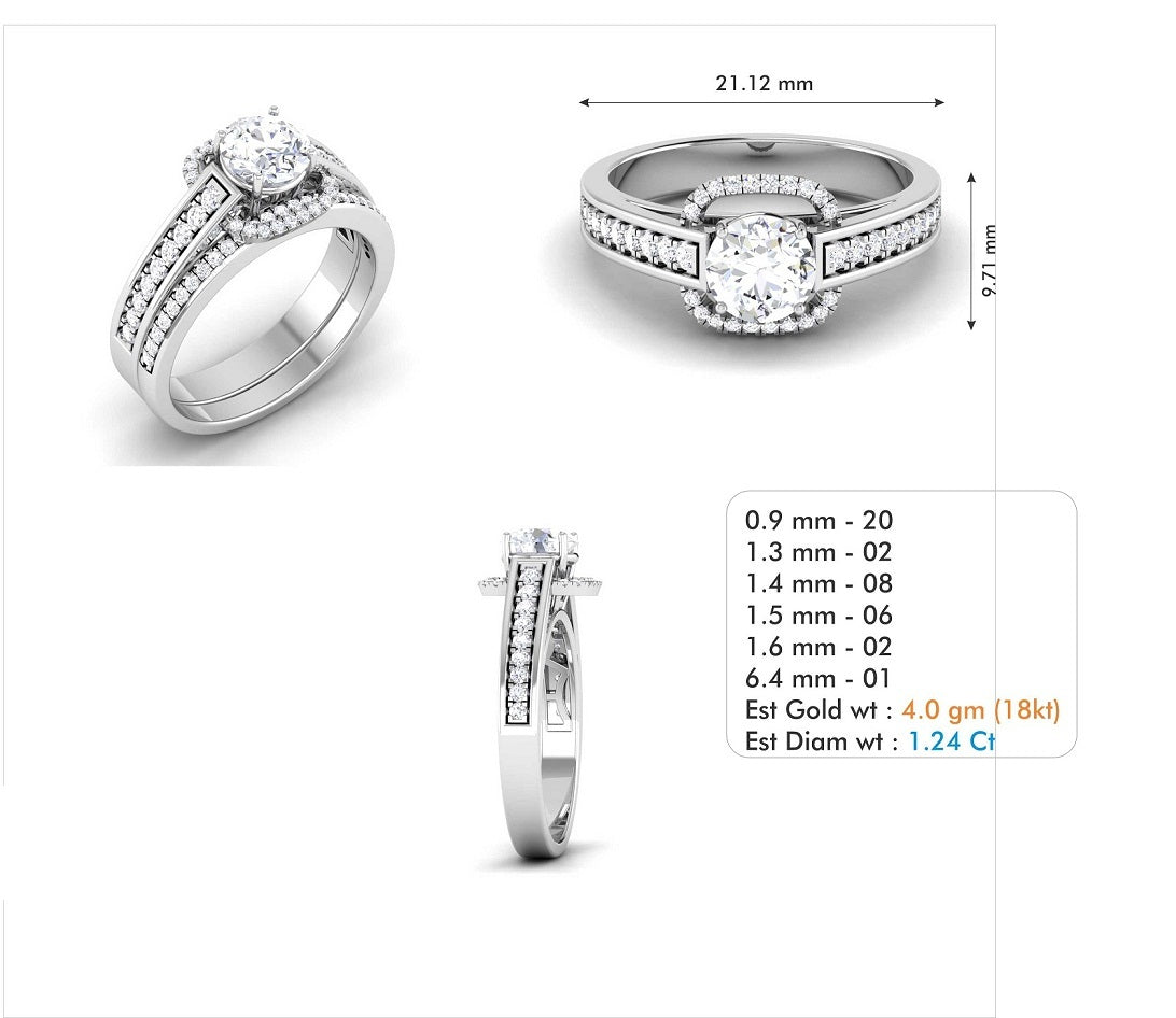 3D Jewelry Files Ring Model 3DM STL R-3873